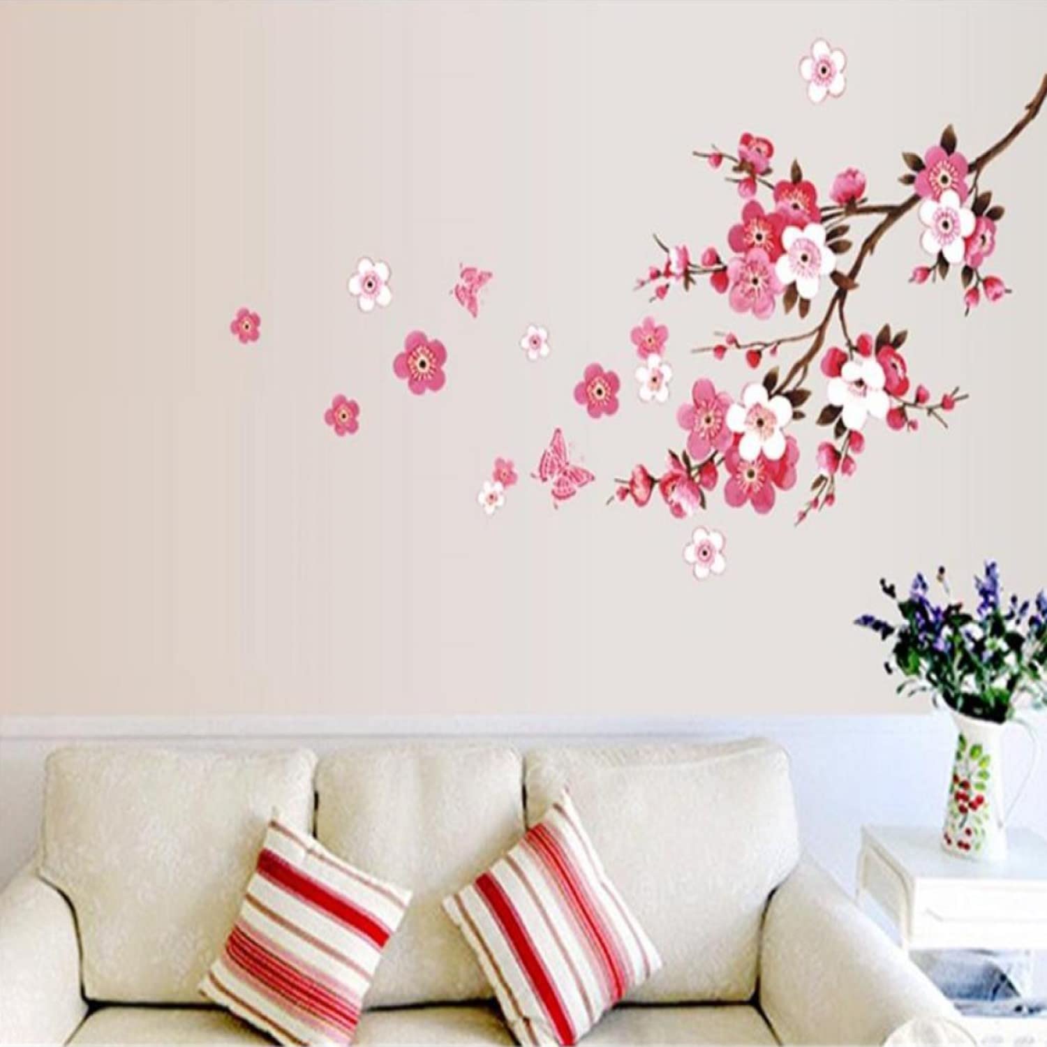 JAAMSO ROYALS Multicolor Blossom Flower Design Self Adhesive Peel and Stick Home Décor and Wall Decor Wall Sticker (45CM X 60CM) (B09ZB9ZT11) Amazon Price History, Amazon Price Tracker