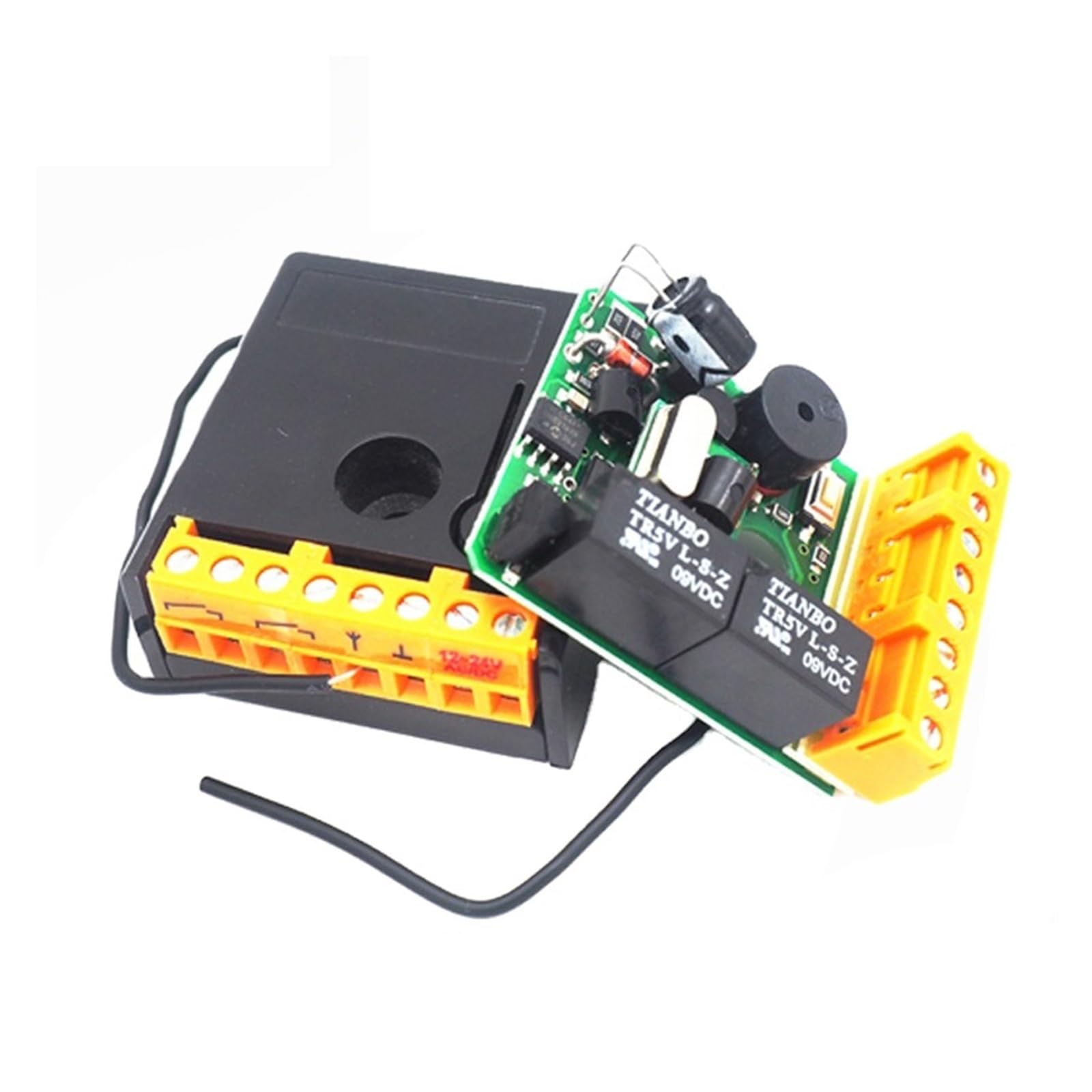 Wireless 2 Channel Garage Door Receiver Remote Control for Garage Door Works with All Rolling Codes On 433MHz