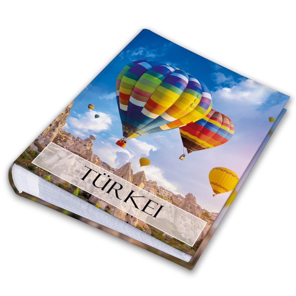 Urlaubsfotoalbum 15x21: Türkei, Fototasche für Fotos, Taschen-Fotohalter für lose Blätter, Urlaub Türkei, Handgemachte Fotoalbum