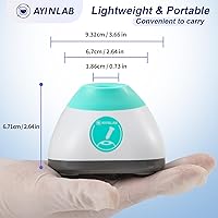 Vista 5 de Mezclador Vortex, mezclador de vórtice de laboratorio con función táctil, agitador de esmalte de uñas, agitador automático para mezcla