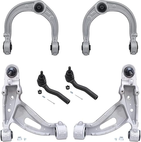 Miniatura 52 de Detroit Axle - Kit de suspensión delantera RWD para Chrysler 300 Dodge Charger Challenger Magnum 2 brazos de control superior con rótulas 2 rótulas