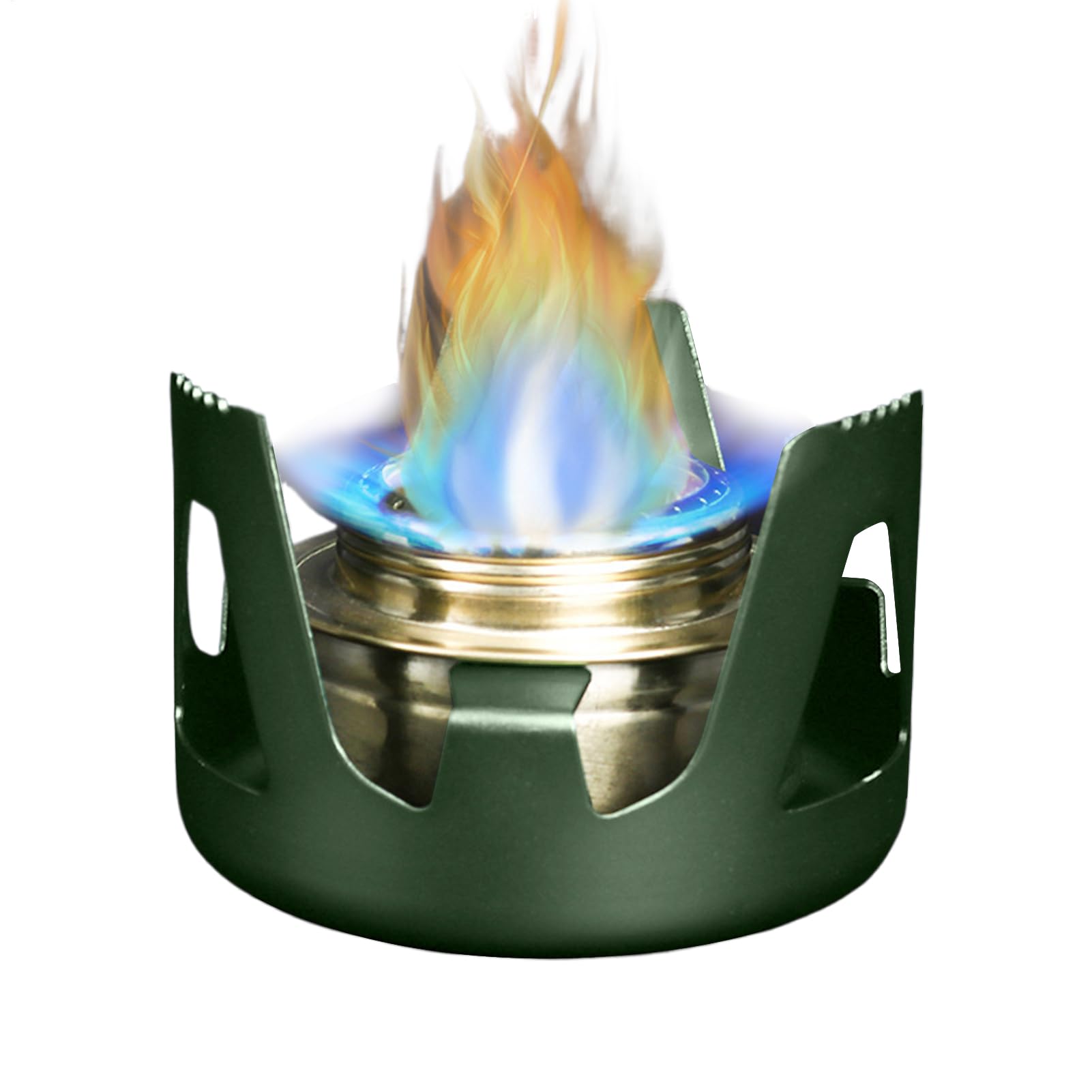 Kit de cuisson de camping avec réchaud à alcool compact pour manger chaud en rando