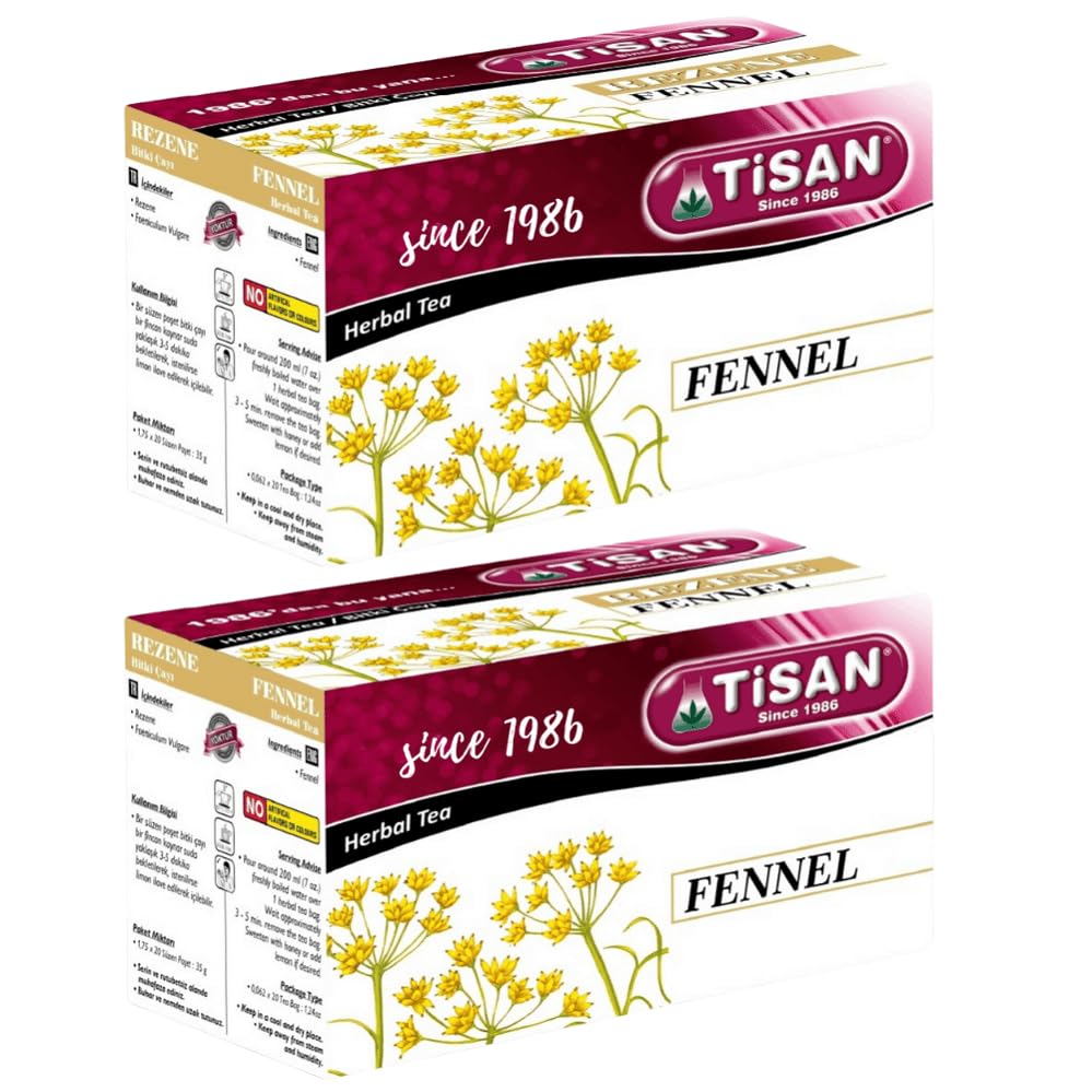 Té de hinojo de Tisan - 2 cajas en total 40 bolsas de té disponible en Yaxa Peru