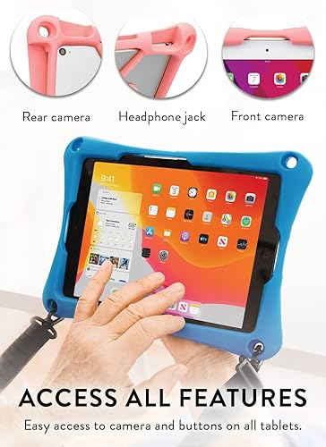 Miniatura 5 de Cooper Trooper - Funda resistente para tabletas de 7.9, 8, 8.4, 8.7 y 8.9 pulgadas  Funda protectora resistente a prueba de golpes para niños, bolsa