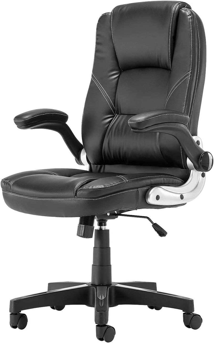 SP Ergonomic Office Faux PU Leather Chair Executive Computer Desk Chairs Managerial Executive Chairs (2088BK)