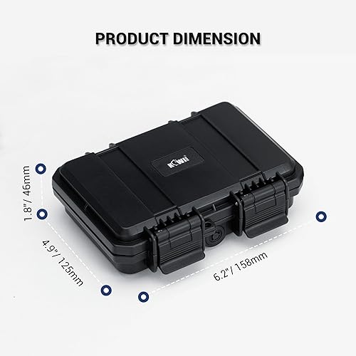 Vista 35 de KIWIFOTOS 14 Slots 18650 Battery Organizer Case Protective Hard Storage Case Shockproof 18650 18350 Battery Holder Box Batteries Container Caja