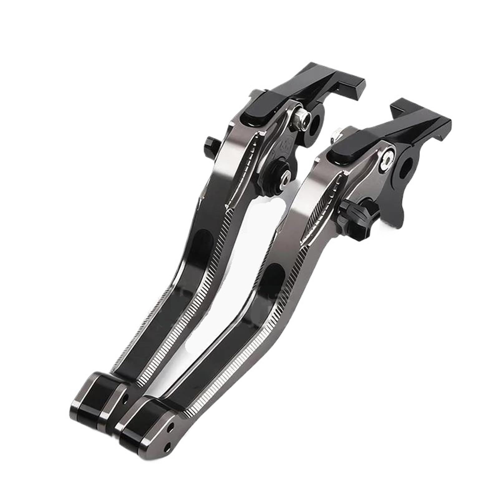 Uyfyqecjy Titanium Black For Msx125 Grom Msx125 Sf Monkey Z125 Motorcycle 5D Brake Clutch Lever Aluminum Cnc Adjustable Motorbike Brake Lever Parts
