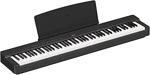 Yamaha P225 88-Key Digital Piano with Weighted Keys, Portable Design, Built-In Speakers, Black