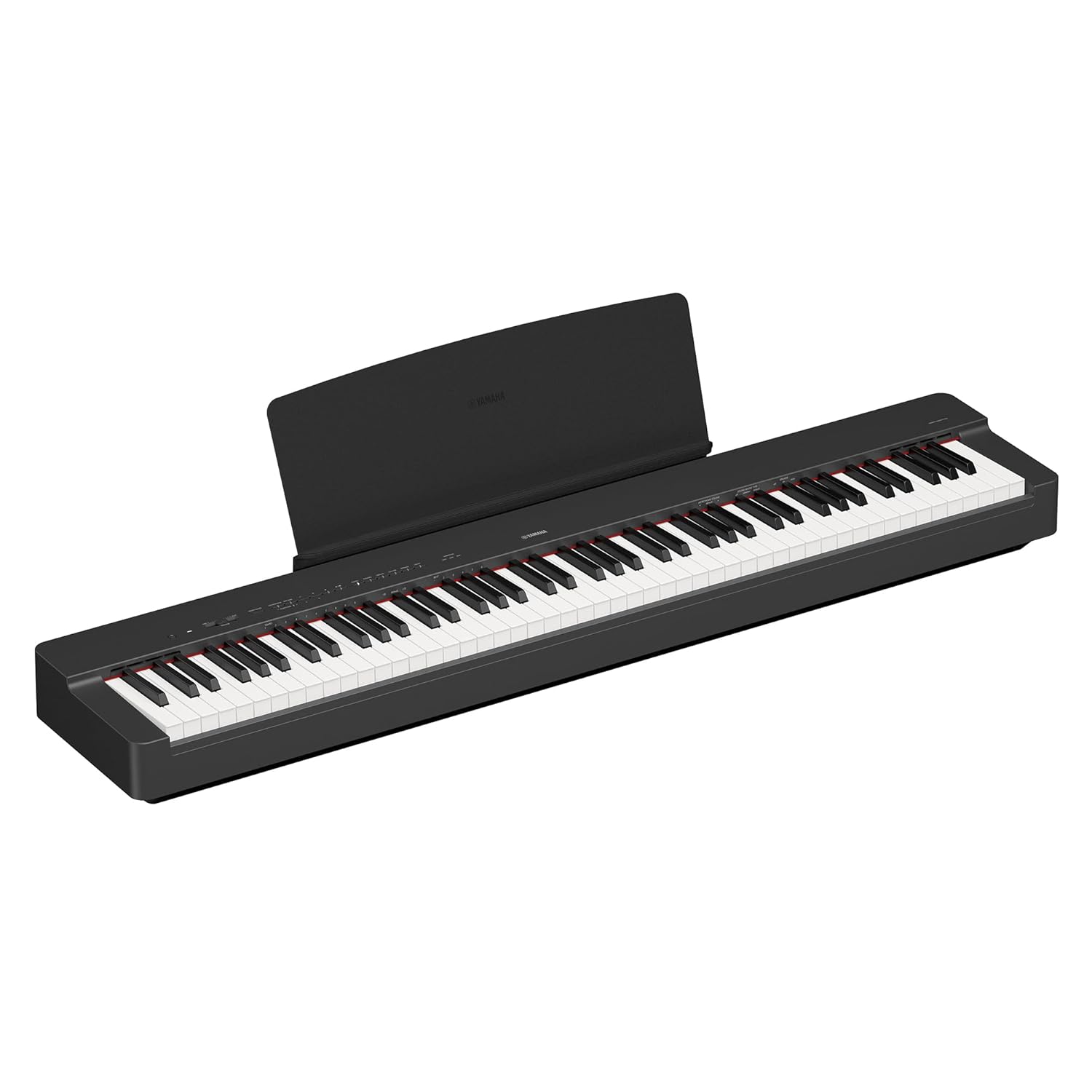 Yamaha P225B 88-Key Weighted Action Digital Piano with Power Supply and Sustain Pedal Black P225B