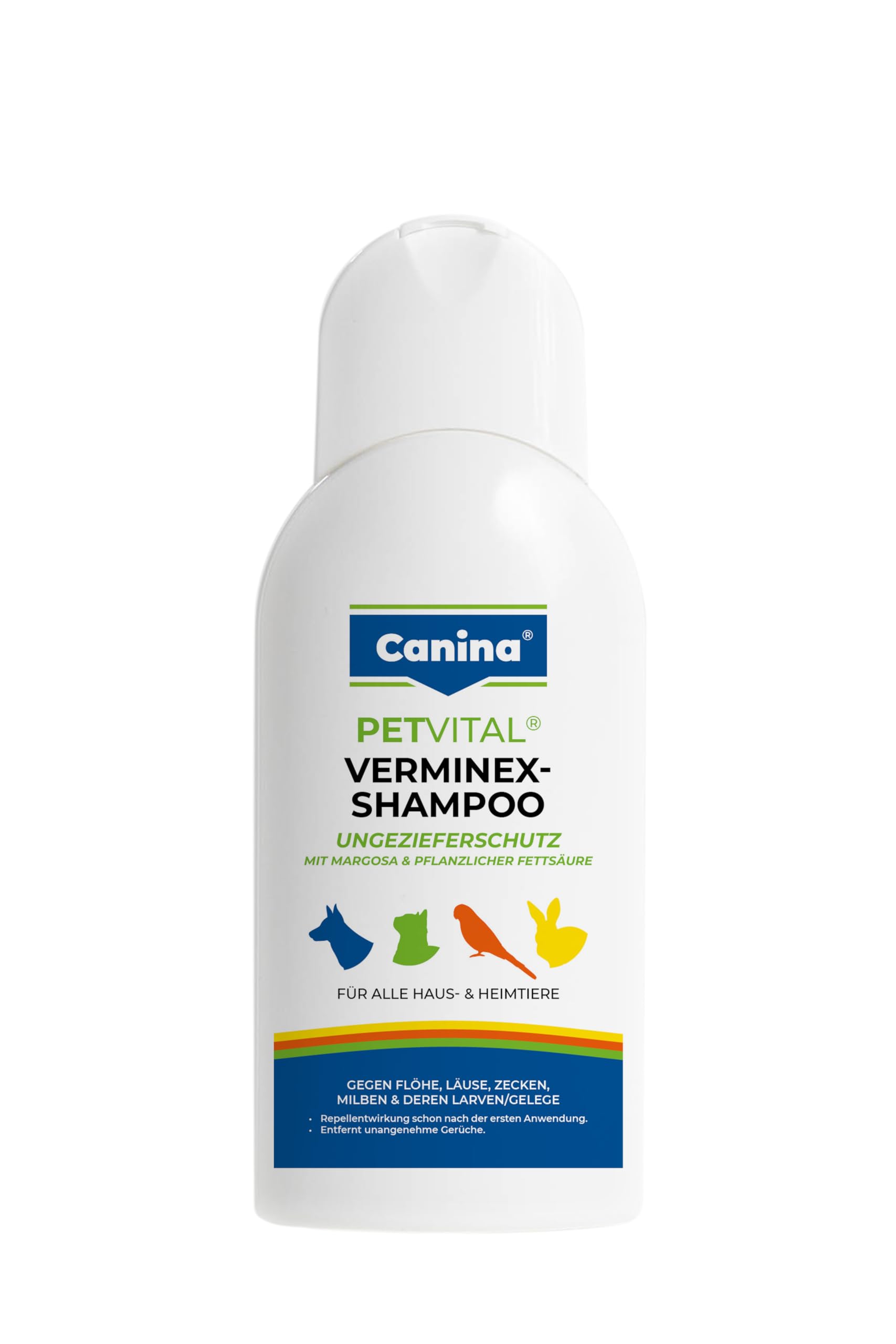 Petvital Verminex Shampoo Ungezieferschutz für alle Haus- und Heimtiere, 250 ml Shampoo