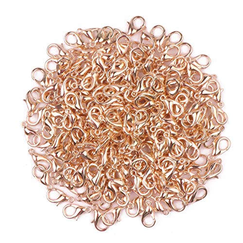Cierres de langosta YAKA con acabado de oro KC brillantes para engarzar collares finos de moda 4