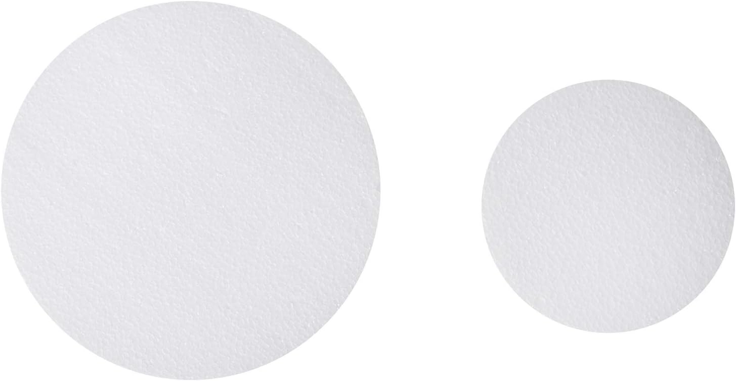 30 Foam Circles -Craft Foam Circles- Styrofoam Discs- Craft Foam for Art and Craft -Floral Foam- Foam Disks- DIY Crafts for Home, School- 2 Size 6'' x 6'' x 1'' and 4'' x 4'' x 1'' Inch (Pack of 30)