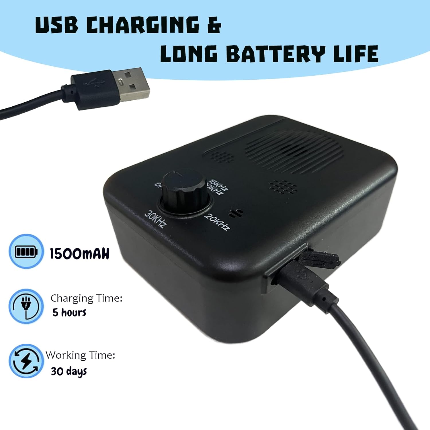 犬用吠え防止装置、3モード自動超音波樹皮制御装置、充電式犬の吠え防止ボックス、33FT 屋内外犬用の効果的な吠え止め装置(リモコンな