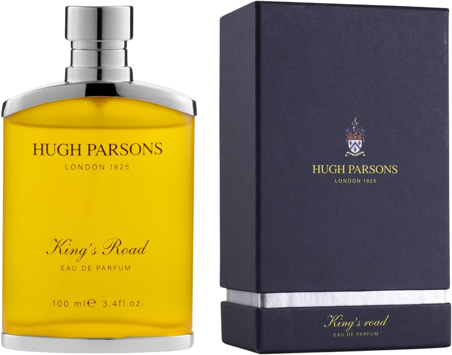 Hugh Parsons Eau de Parfum Spray for Men | Men's Perfume Gifts Long Lasting Fragrance Masculine EDP | Fresh Scent Pour Homme Notes of Bergamot, Lavender, Magnolia, Musk, Patchouli 3.4oz (King's Road)