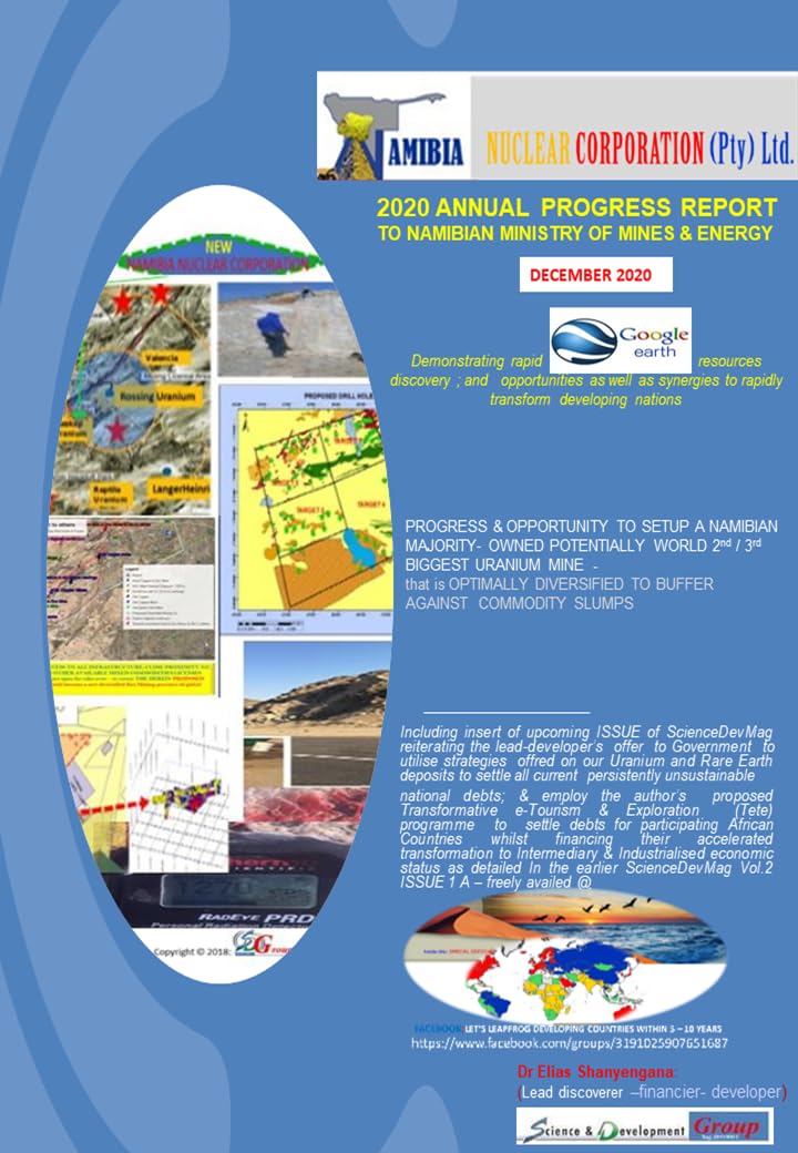 Demonstrating rapid Google Earth based resources opportunities as well as synergies to rapidly transform developing nations. : Author's 2020 Annual Report