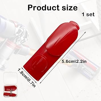 keyxer 2 Unidades de Repuestos para Aspiradoras Dyson – Piezas de Recambio para Botón de Fijación | Compatibles con Modelos V7, V8, V10, V11 | Incluye Adaptador y Accesorios1