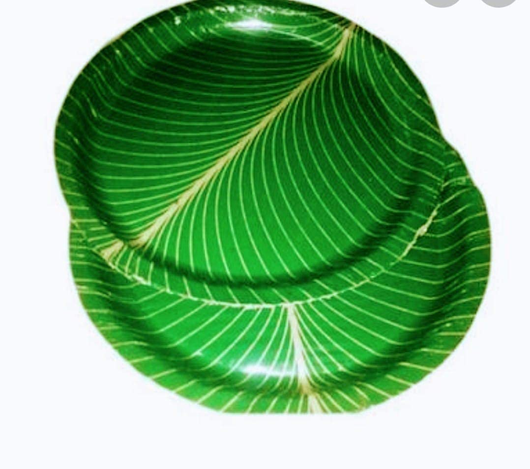 Buy SRI SAI Durga Paper Buffet Plates, Disposable Plates, 12 inch