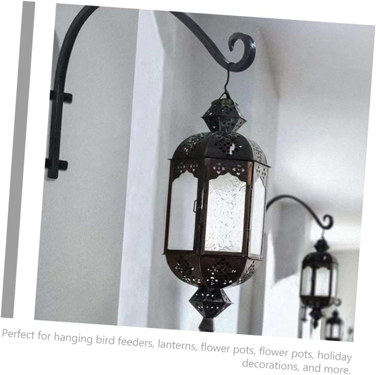 1set Stylish Wall Plant Hanger of Solid Design Hooks for Hanging Baskets Bird Feeders Ceiling Decor