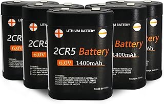 (5-Pack) 6V 2CR5 Battery,2025 New Upgrades Lithium Photo Battery Replaces 2CR5, DL245, DL2CR5, DL345, DL345A, EL2CR5, EL2CR5BP, EOS 1V, KL2CR5, KL2CR5-1, PR2CR5, RL2CR5, RL2CR5-1