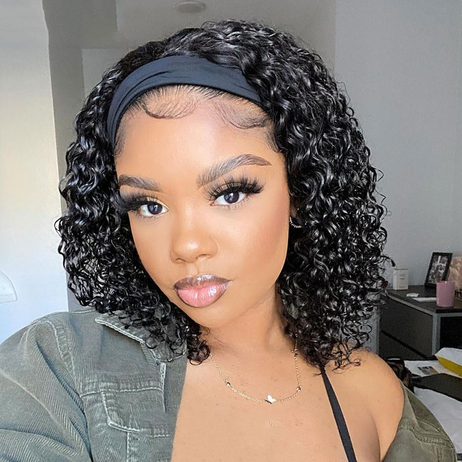 Perruque bandeau kinky curly idéale pour changer de look rapidement au quotidien sans effort