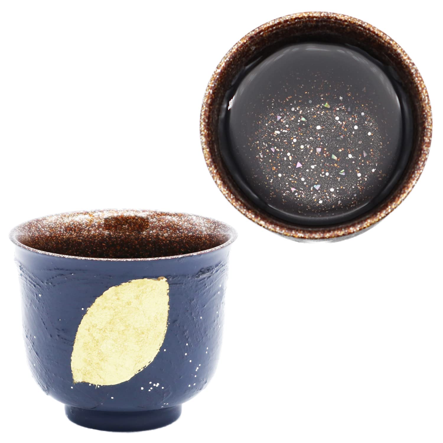宗華　義山水指　切箔＋源氏香夕顔夏茶碗＋茶杓「庵の友」 宗華 義山水指 切箔＋源氏香夕顔夏茶碗＋茶杓「庵の