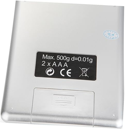 Miniatura 5 de Báscula digital de cocina de acero inoxidable de alta precisión para alimentos con pantalla LCD retroiluminada, función de apagado automático para