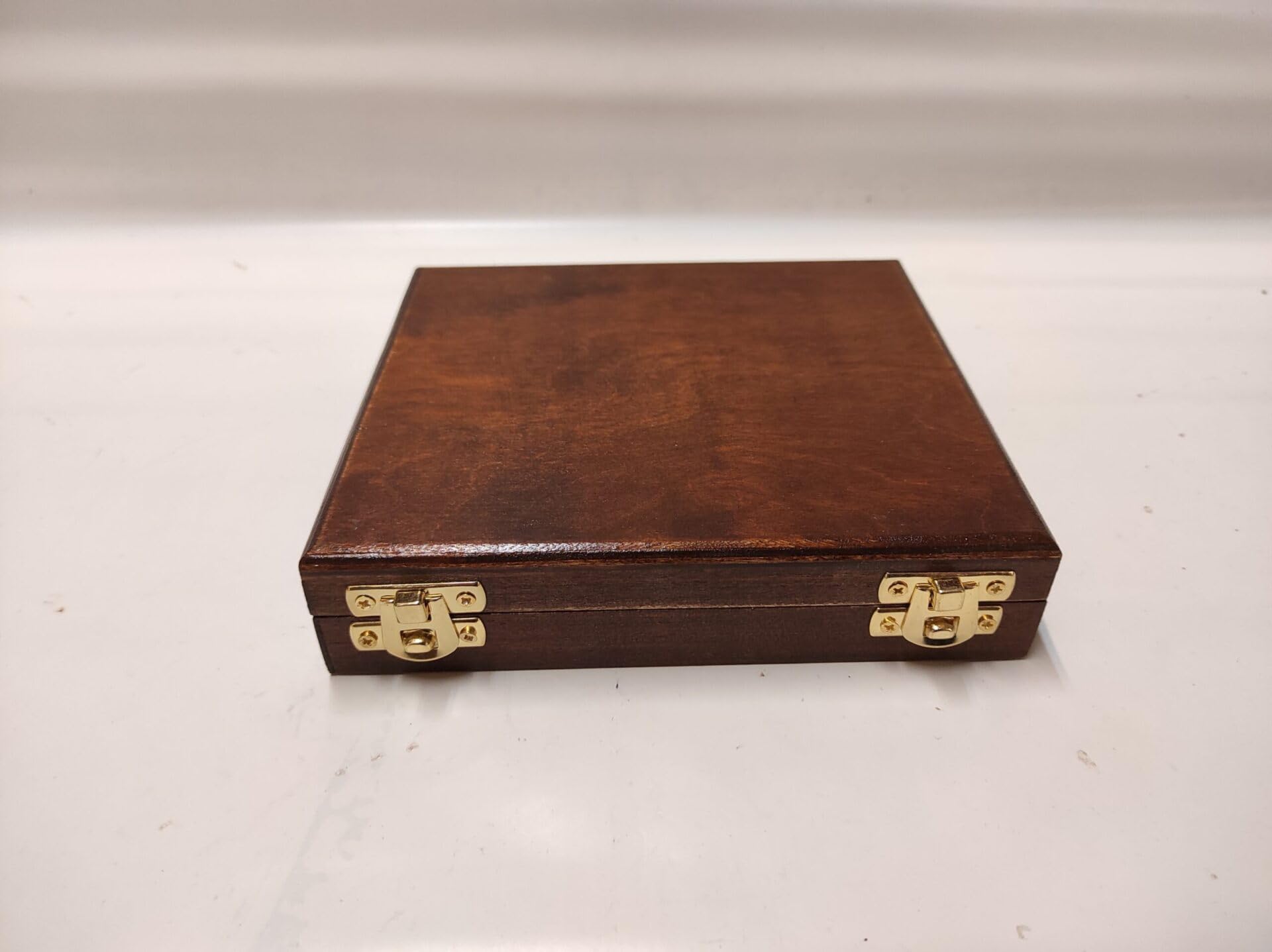 Estuche de Madera para medallas con Cinta, Expositor para Monedas y medallas de colección, 2 Compartimentos, Terciopelo Italiano, numerado y Certificado