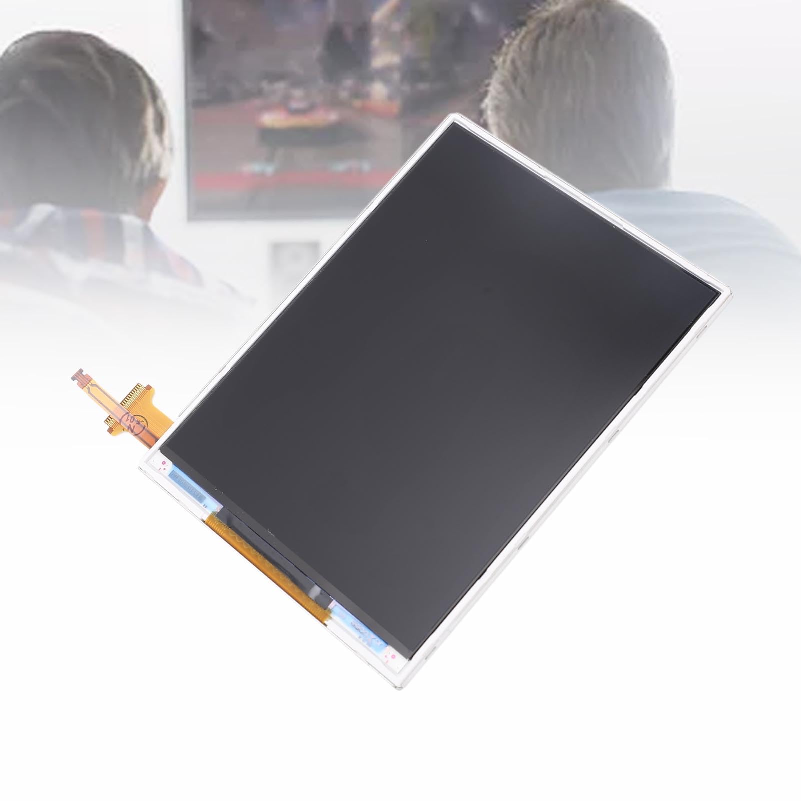 Wakects Schermo LCD Inferiore Inferiore, Sostituzione Schermo LCD Compatibile per 3DS XL LL
