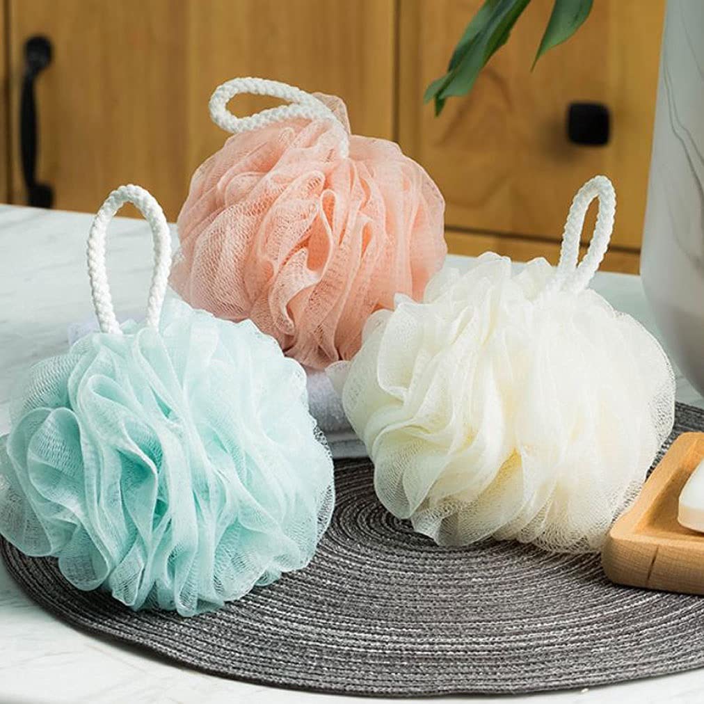 Toalla Exfoliante Esponjas de baño Esponja de baño de Ducha Esponja de Ducha Bolas de lufa para Mujeres Hombres, Esponja de Ducha para exfoliación Corporal (Paquete de 2) Guantes Exfoliante