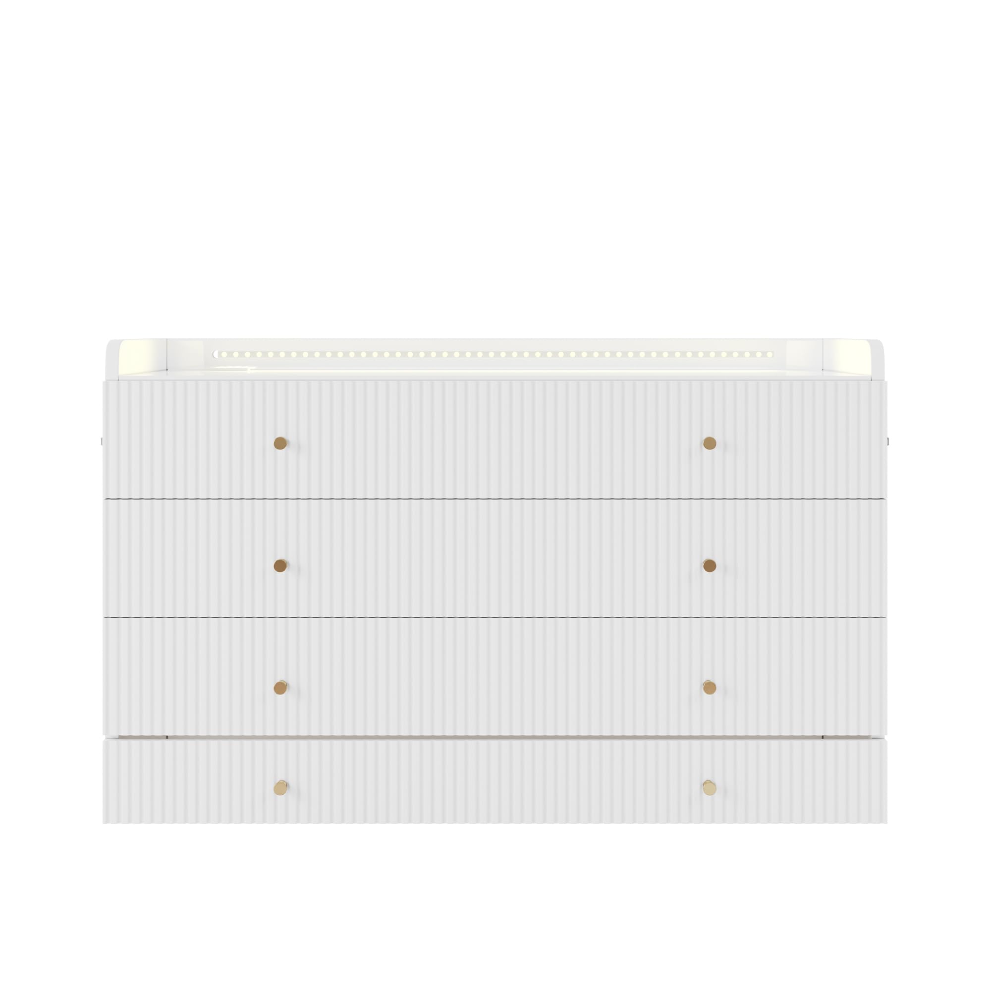 Armario cama, 140 x 200 cm, debajo de la cama se encuentran cajones, con USB y enchufe, barra de luz LED, con placa brillante, cama con plataforma convertible, sin colchón, color blanco