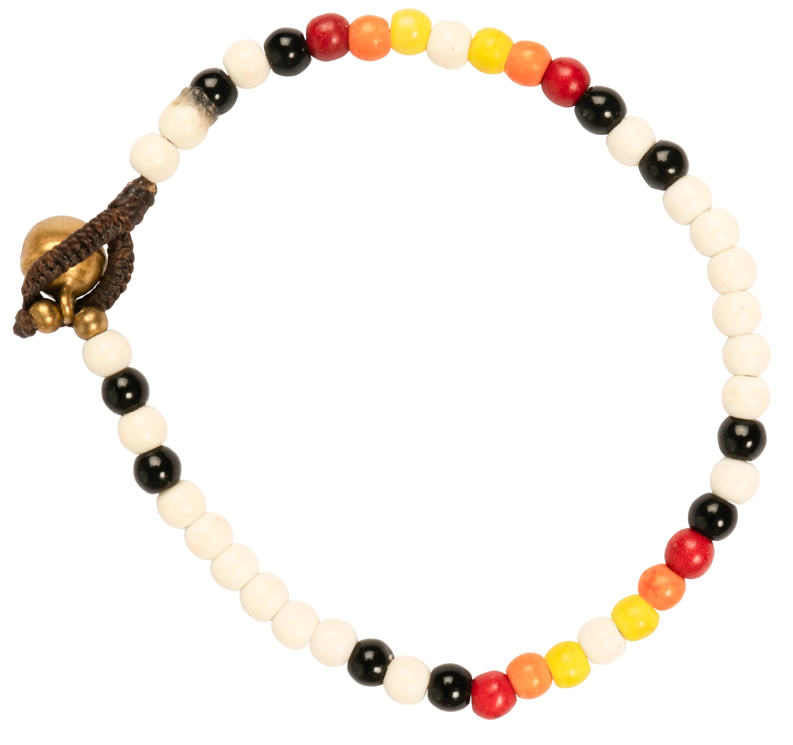 CCcollections Bohemian Pearl Bracelet with Bell Fastening 20cm/8inch Variations including real Pearls, Elephant and Angel Wing Charms, Turquoise and Semi-Precious Stones