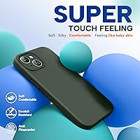 Vista 1419 de Miracase Funda diseñada para iPhone 13 Pro Max con protector de pantalla, [forro de microfibra suave antiarañazos], funda protectora de silicona