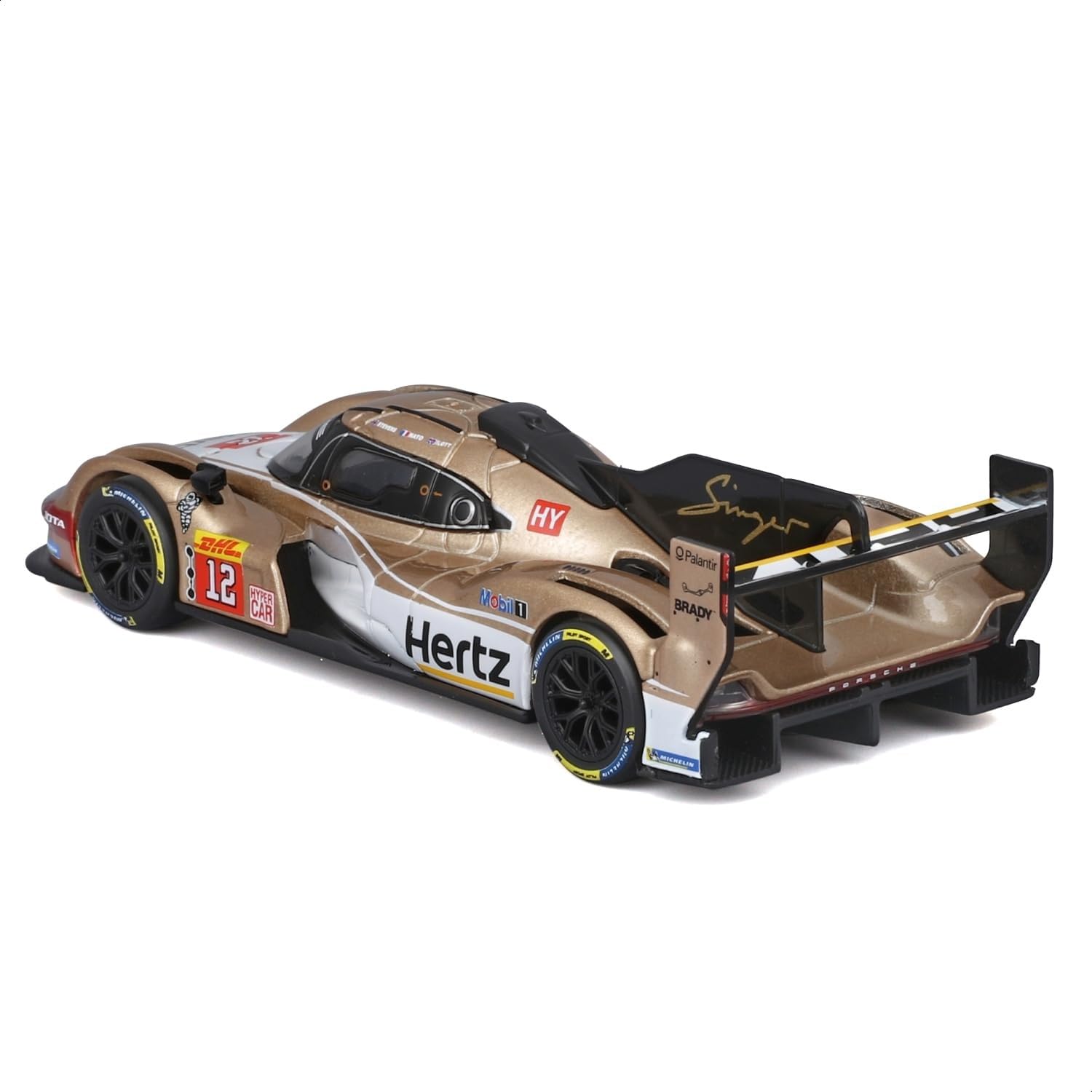 Bburago Hertz Team Jota Porsche 962-1:43 Scale - Incredibly Detailed Die Cast Replica Collectible Super Car - Image 3