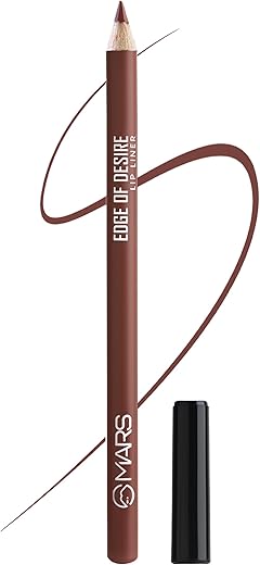 MARS Matte Lip Liner | One Swipe Smooth Application | Long Lasting Lip Pencil (1.4gm) (02-DEEP DAWN)