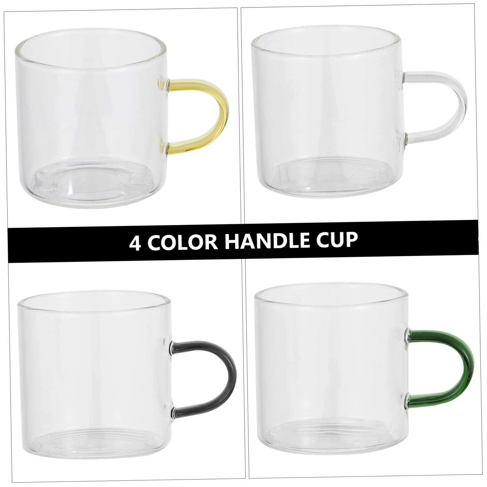 Mikinona Tetera Colador de Resistente al Calor para Hacer Té Incluye Tetera y Tazas para Uso Cocina o Sala de Estar de Vidrio