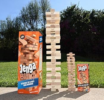 ジェンガ Jenga Amazon.com: Jenga Giant - Hardwood Blocks - Stacks to Over 4