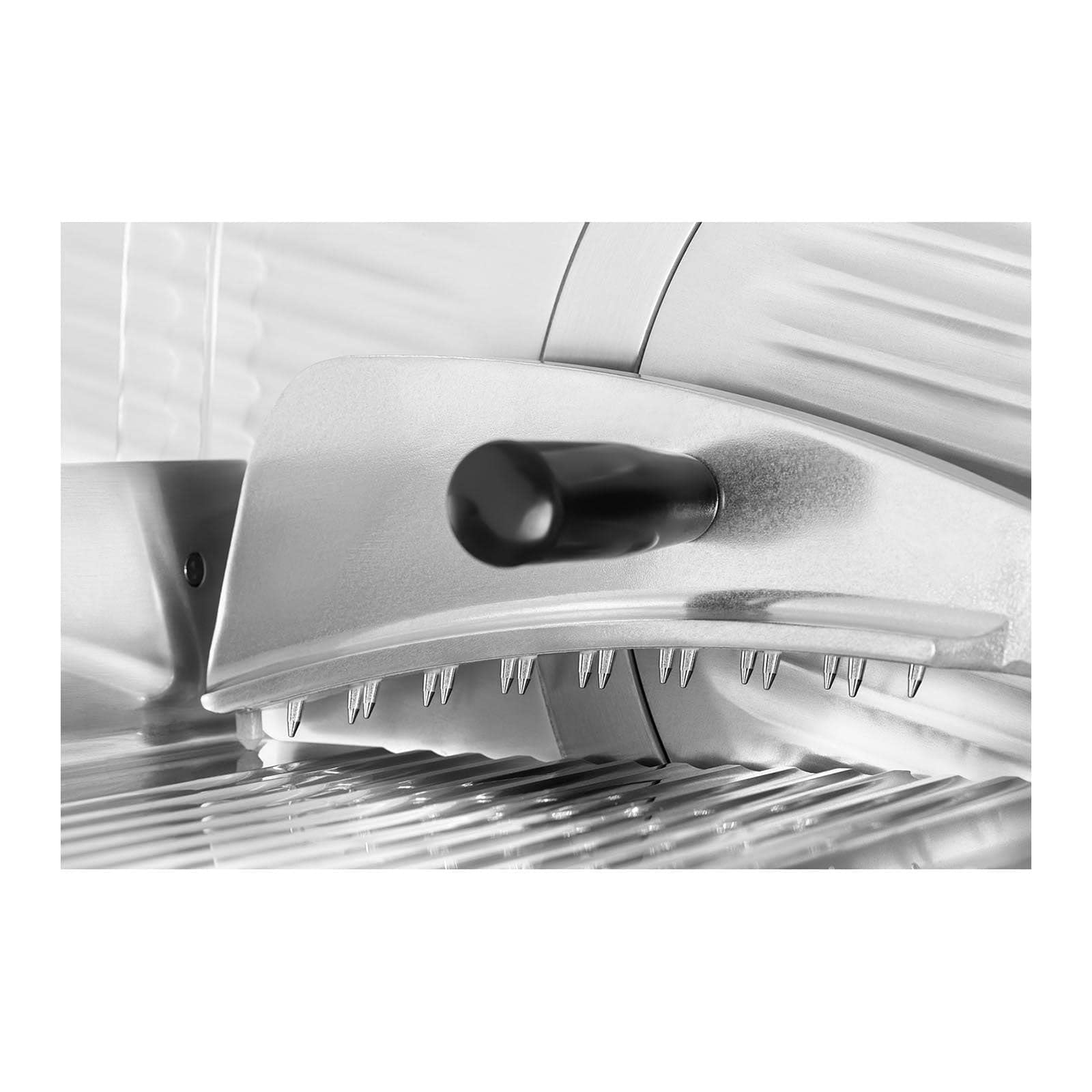 Royal Catering Cortafiambres Cortador De Fiambres Para Carnicería RCAM-300PRO (Cuchilla: Ø 300 mm, Corte hasta 15 mm, 280 W, Con afilador)