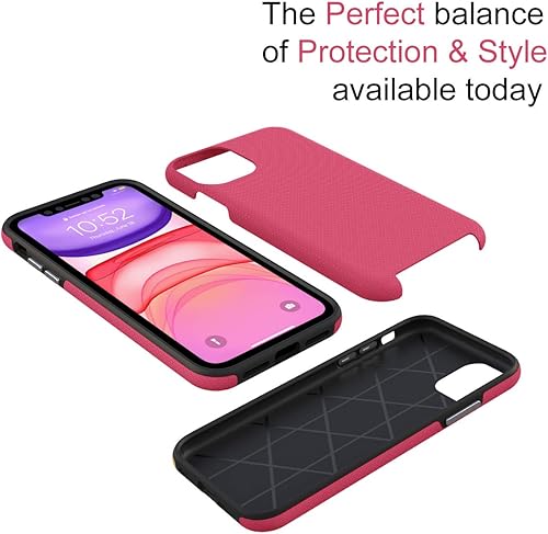 Miniatura 7 de CellEver Funda para iPhone 11 de 6.1 pulgadas, protección de grado militar, ultra delgada, resistente a los golpes, color rosa