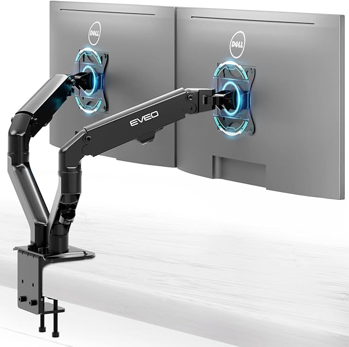 Amazon.com: EVEO High-Grade Dual Monitor Stand 10-27