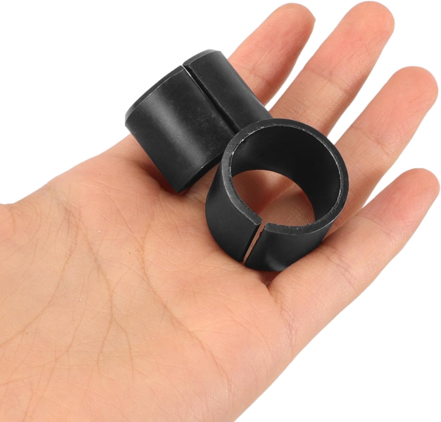 Hub Centric Rings and Wheel Lug Nut Set 10pcs 26/22/20mm Aluminum Alloy for Truck and Bus Tire Screw Sleeve Wheel Hub Positioning Rings for Accurate Tire Alignment