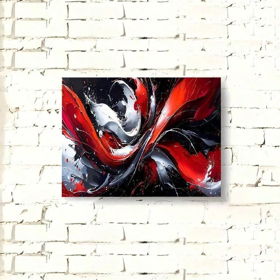 Art fluide impression sur toile pour réveiller un mur vide