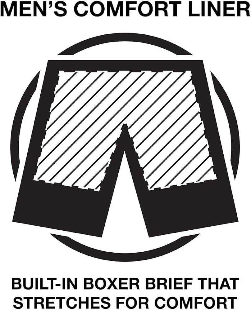 Men's swim trunks with brief liner Clearance