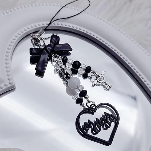 Miniatura 93 de 1-4 dijes estéticos para teléfono celular Y2K, correa de fresa, mariposa, estrella, accesorios Y2K para bolsa, llavero, Airpods, cámara, colgantes