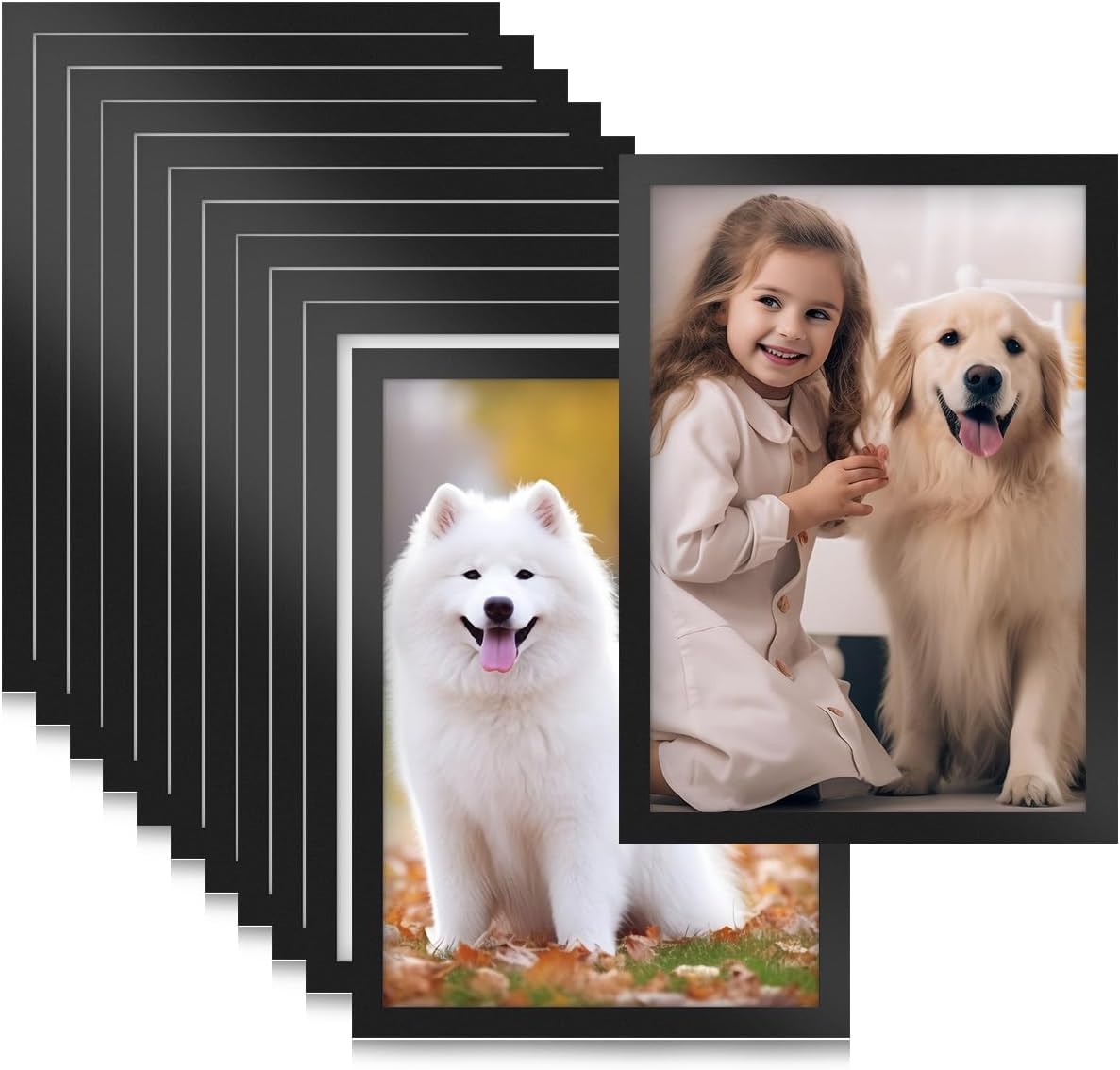 12PCS A4 Photo Frames, Self Adhesive Picture Frame
