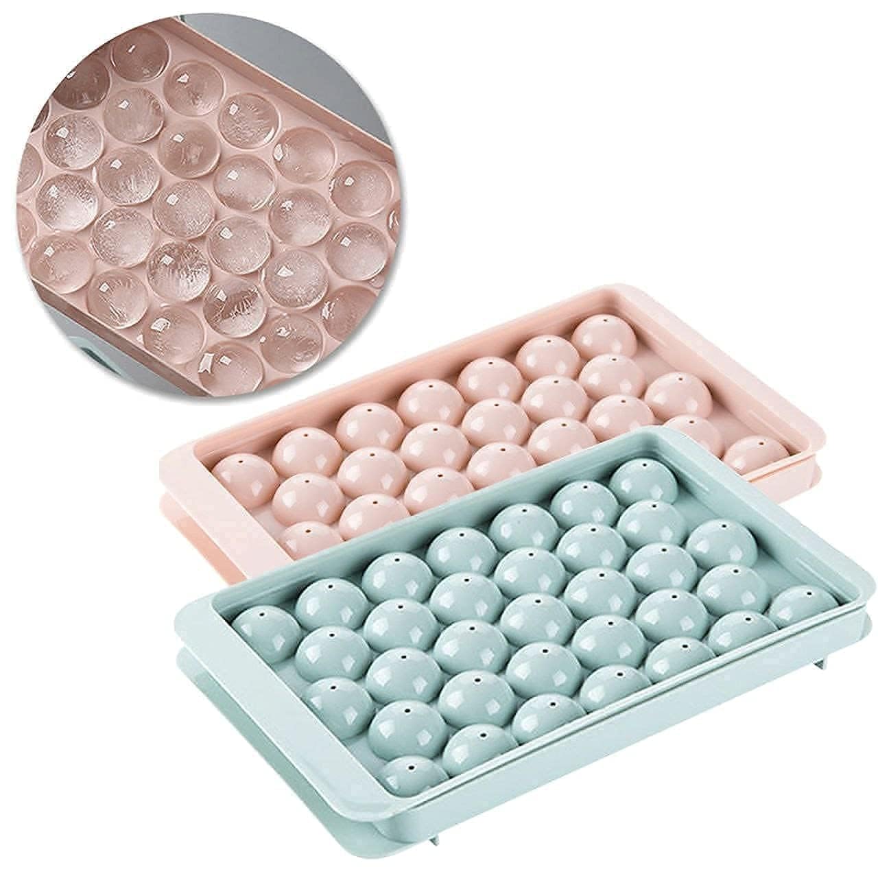See full amazon price history chart for Eloxee Plastic Mini Round Ice Cube Tray With Lid | Ball Maker For Fresh Juice, Mocktails, Whiskey, Cocktails, Tea & Coffee 33 Cavity, Easy Release Stackable In Freezer (2Pink,Blue) Eloxee Plastic Mini Round Ice Cube Tray With Lid | Ball Maker For Fresh Juice, Mocktails, Whiskey, Cocktails, Tea & Coffee 33 Cavity, Easy Release Stackable In Freezer (2Pink,Blue) (B0D83GTZK5) Amazon Price History, Amazon Price Tracker