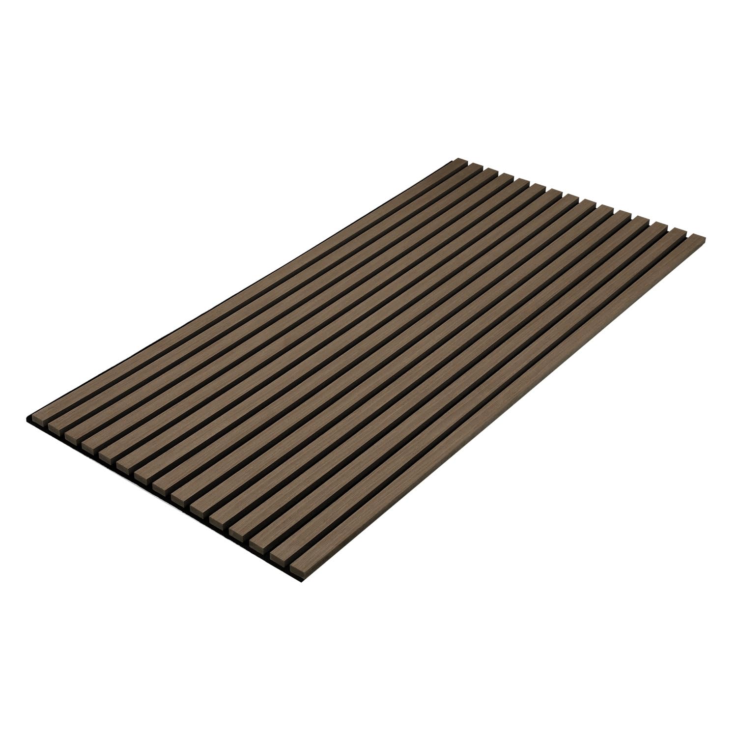Paneles acústicos de madera de 120 x 60 cm, revestimiento de pared que absorbe el sonido con chapa de madera y fieltro, diseño moderno para interiores, paneles de pared de madera para mejorar