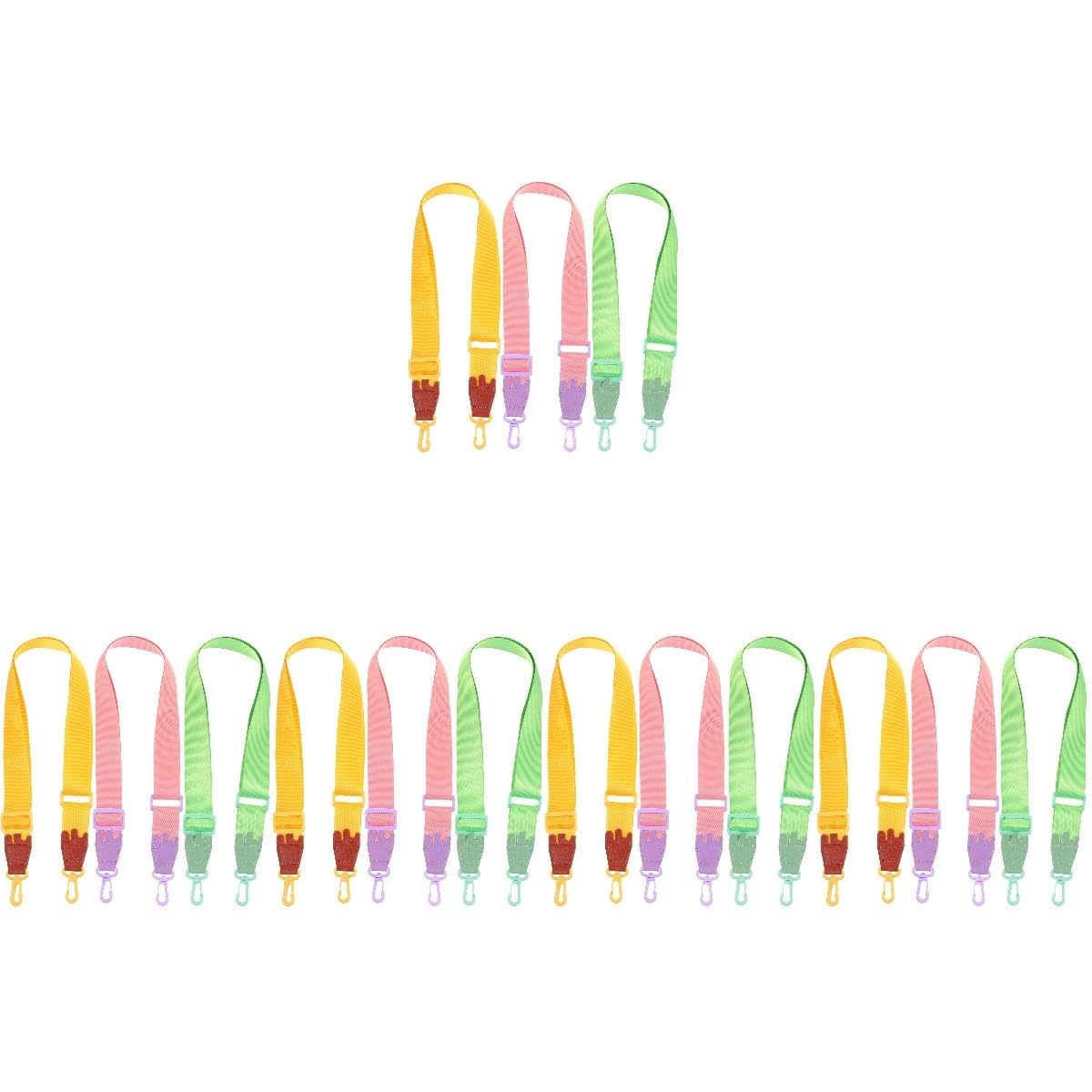 Uonlytech 15pièces Sangles Réglables pour Bouteilles Eau Support Pratique pour Garçon Fille Transport Facile Randonnée pour Activités De Plein Air