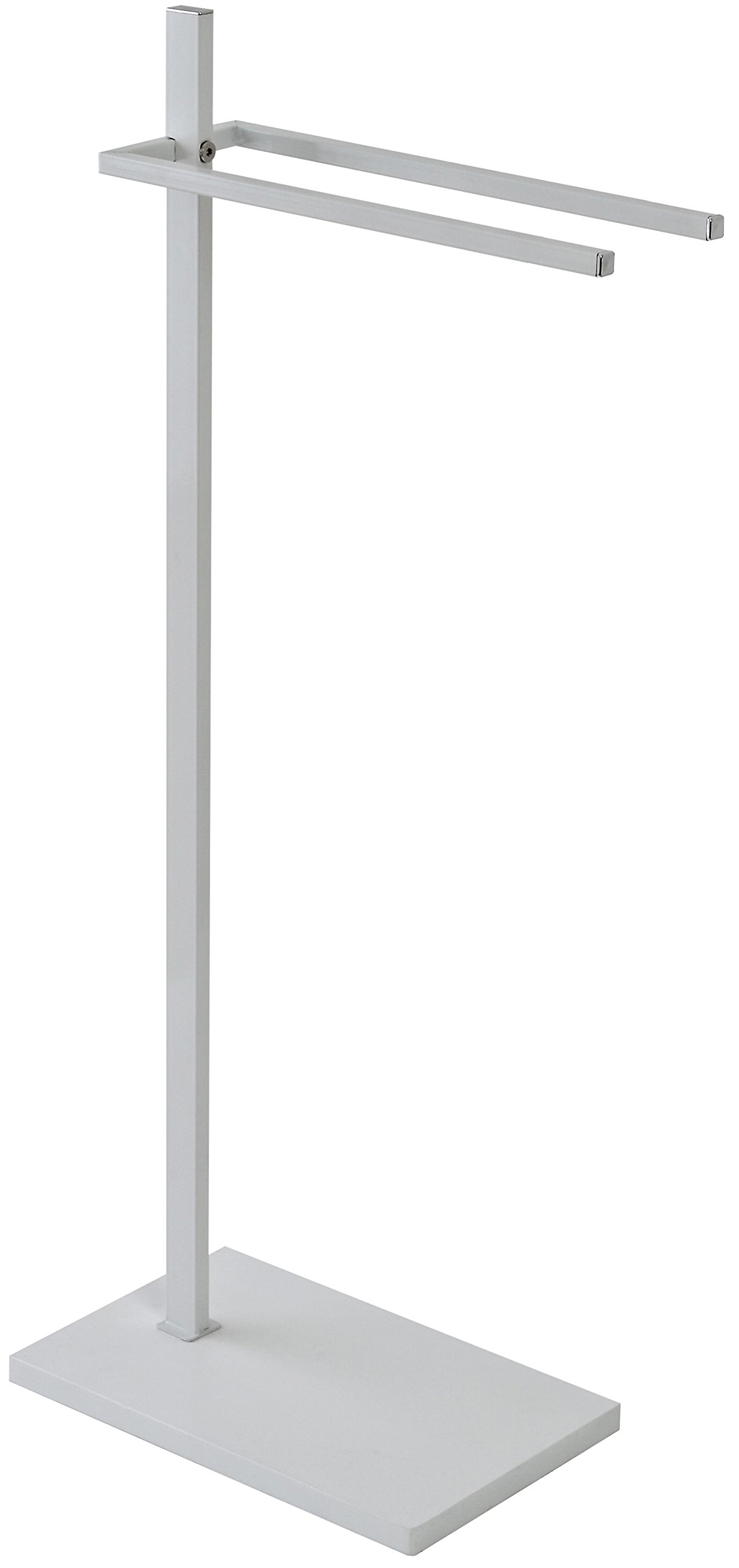 FERIDRAS 154035 Piantana Portasciugamani, Bianco, 20x35x86 cm