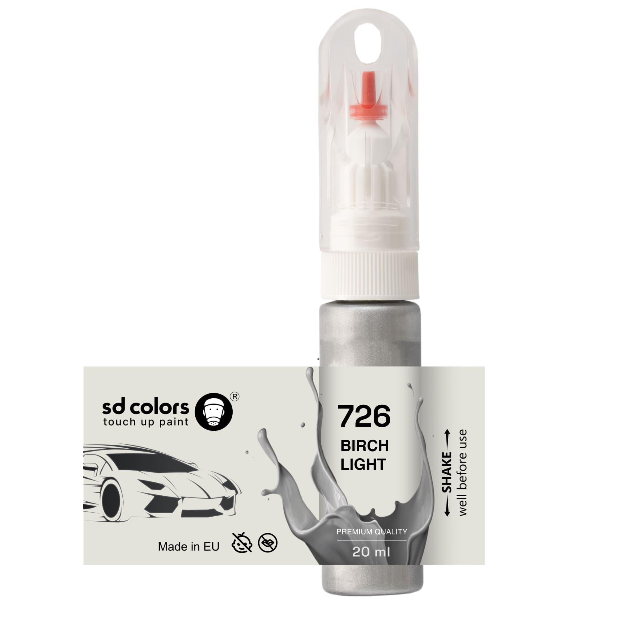 Sd Colors Just Paint Birch Light 726 Touch Up 20 Ml Paint Convenient Brush For Scratch Repair Fix (Just Paint)