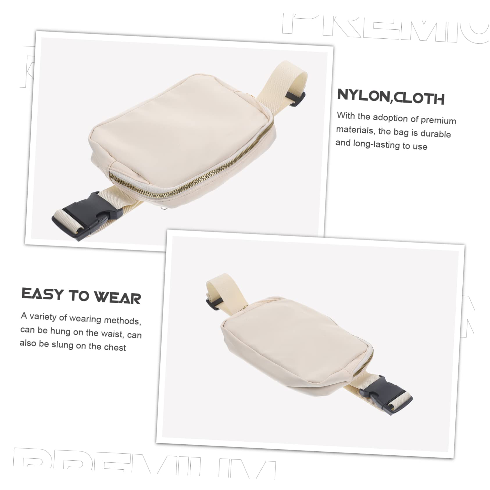 VANZACK 3stücke Fashionable Laufgurt Fanny Pack Für Verstellbare Leichte Bauchtasche Für Smartphone Für Sport Und Elegantem